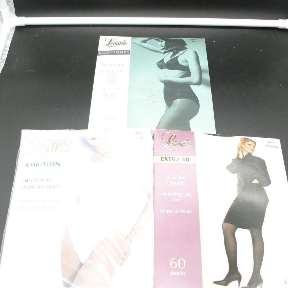 lot of 3 Levante body shapers, hose/tights/ Tee